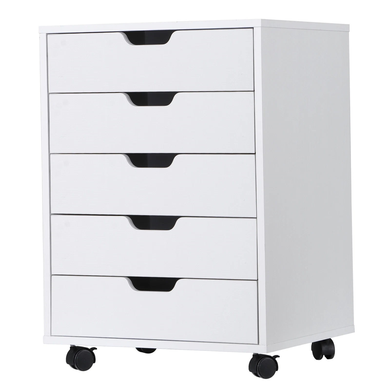 Office Furniture Home - 5단 서랍장 모던 원목 서랍장 침실용