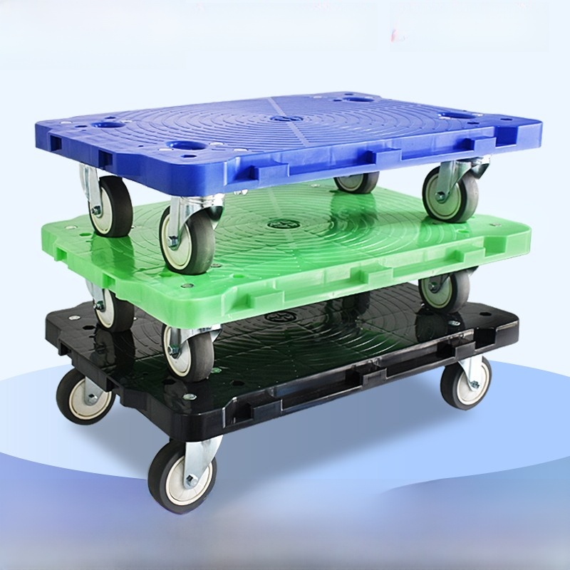 Office Supply Cart - 접이식 플라스틱 거북이 손수레 휴대용 쇼핑카트