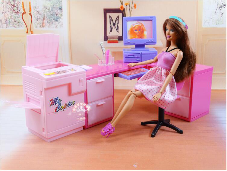 Office Furniture Set - DIY 사무실 컴퓨터 책상 조합 복사기