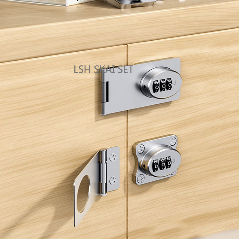 1PC 실내 안전 비밀번호 잠금 장치 실내 서랍 잠금  - Office Furniture Set 리뷰 및 가격