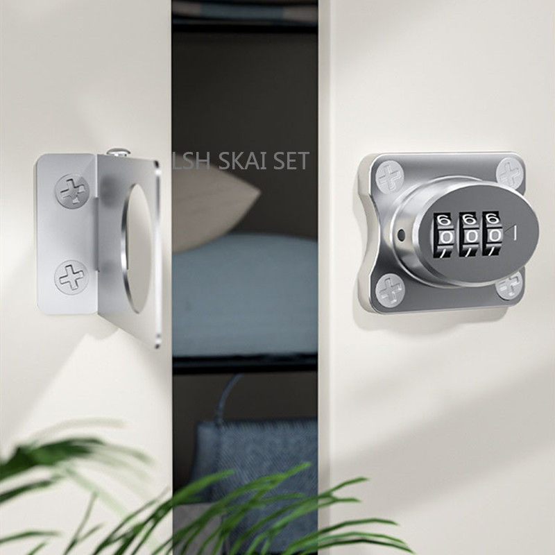 1PC 실내 안전 비밀번호 잠금 장치 실내 서랍 잠금  - Office Furniture Set 리뷰 및 가격