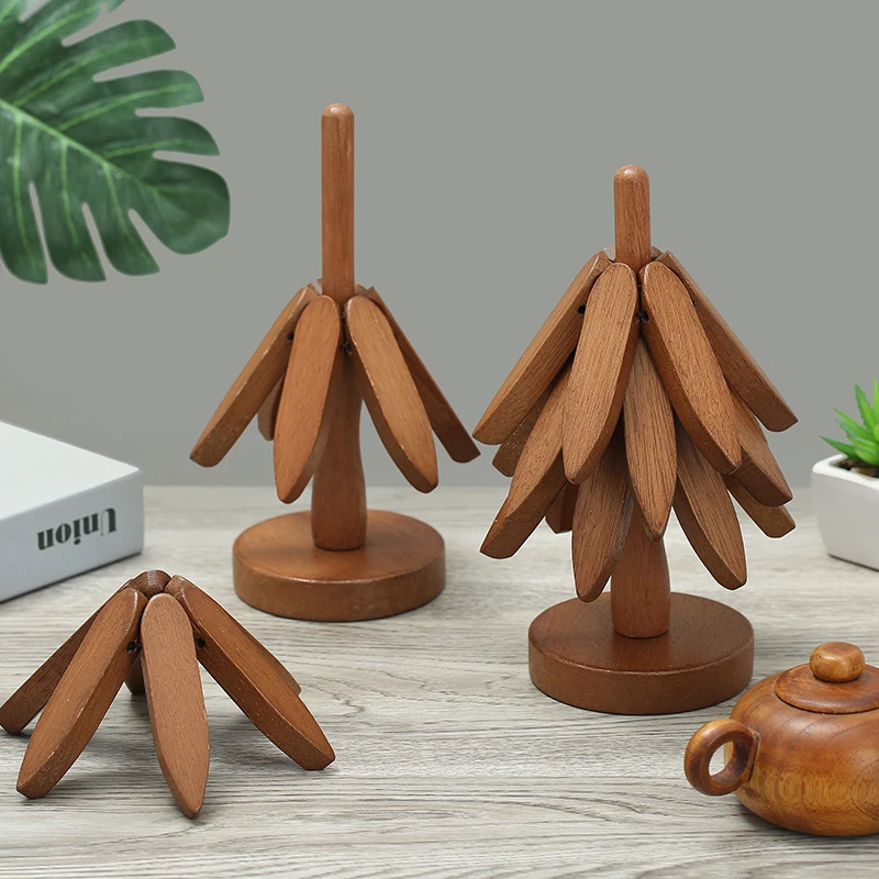 창의적인 나무 모양 코스터 세트(홀더 포함), 3/4/ - Office Furniture Set 리뷰 및 가격