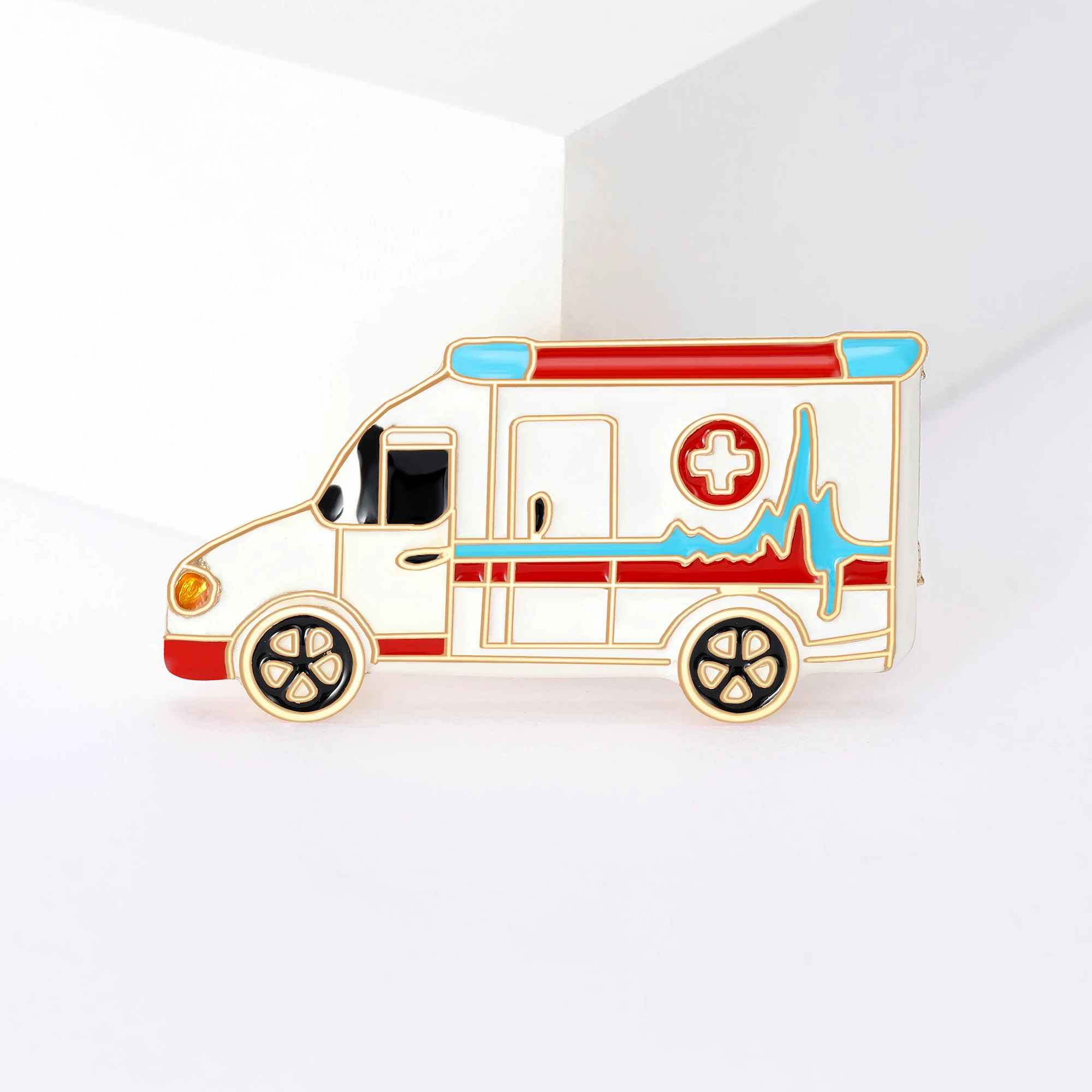 여성을위한 에나멜 구급차 브로치 의료 자동차 핀 사무실 - Office Supply Cart 리뷰 및 가격