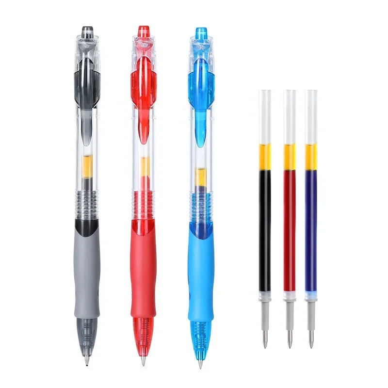 13/30개입 리트랙터블 젤 펜 세트, 검정/빨강/파랑 - Office Supply Cart 리뷰 및 가격