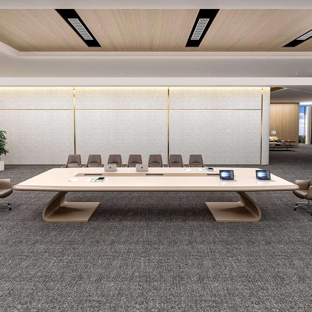 현대적인 스타일의 대형 타원형 회의 테이블, 목재 패널 - Office Furniture Manufacturers 리뷰 및 가격