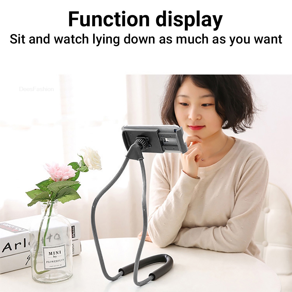 유연한 휴대폰 홀더 목걸이형 거치대 침대용 360도 회 - Mobile Pedestal Cabinet 리뷰 및 가격